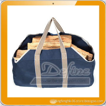 Premium Large Capacity Canvas Firewood Carrier Tote Bag